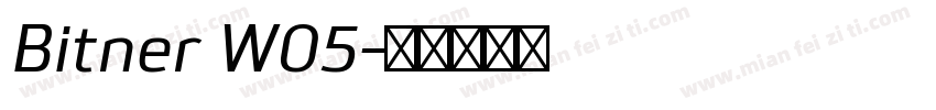 Bitner W05字体转换